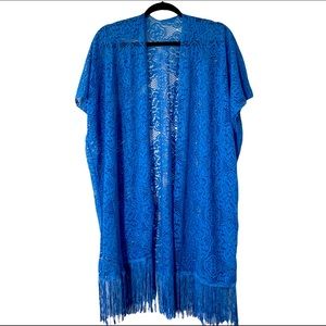Kimono Cover Up Swim Cover Up Women’s One Size Blue
